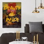 Wallity Cuadro Decorativo de Vidrio Templado Multicolor 70 x 100 cm